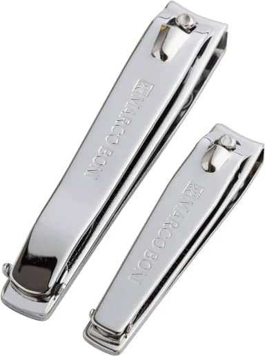 Marco Boni Kit De Cortadores Para Unhas Grande E Pequeno 1868 Aço Carbono 2 Itens