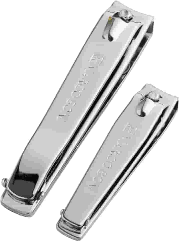 Marco Boni Kit De Cortadores Para Unhas Grande E Pequeno 1868 Aço Carbono 2 Itens