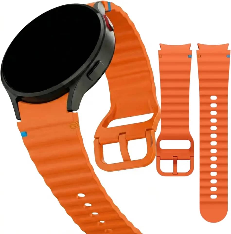 Pulseira Galaxy Watch 7 Silicone Macio Ajuste Fácil