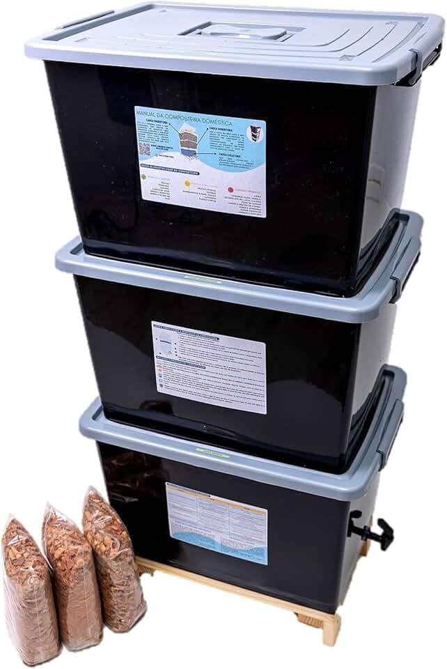 Composteira Doméstica Minhocário 150l - Produza seu próprio adubo orgânico
