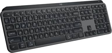 Teclado sem fio Logitech MX Keys S com Clique Silencioso, Teclas Programáveis, Iluminação Inteligente, Conexão Bluetooth ou Receptor USB Logi Bolt e Bateria Recarregável - Grafite