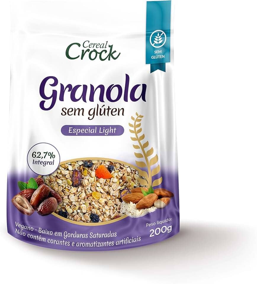 Granola Especial Light (com aveia sem glúten) Cereal Crock 200g