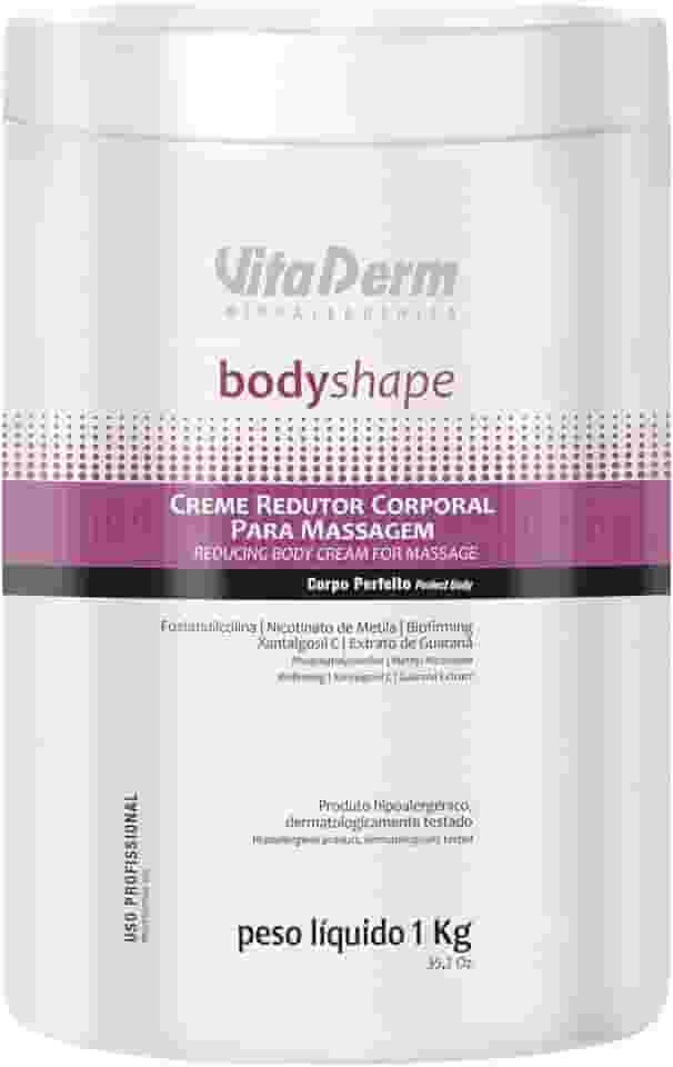 Vitaderm Creme Redutor Corporal Para Massagem Body Shape 1Kg