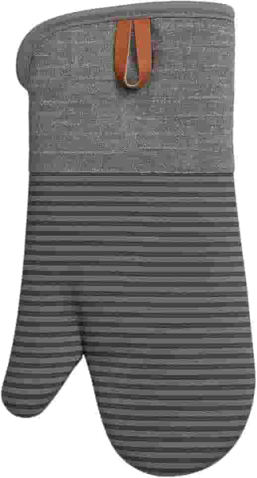 Luva Térmica de Forno Fogão 35cm Resistente ao Calor Cozinha (Cinza)