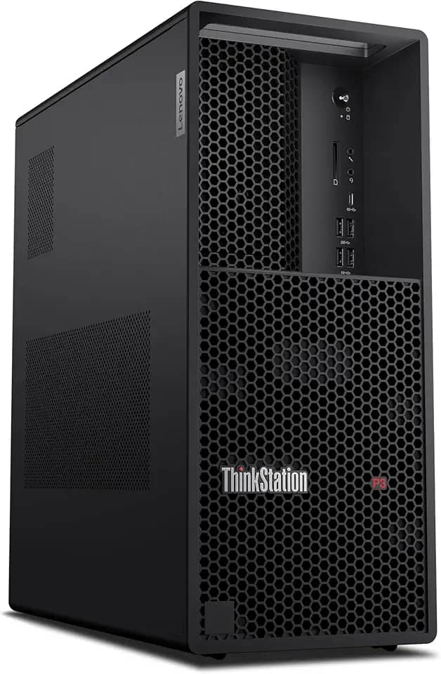 Workstation Lenovo ThinkStation P3 Tower Intel Core i7-14700 32GB 512GB SSD Windows 11-30GU003FBO Preto