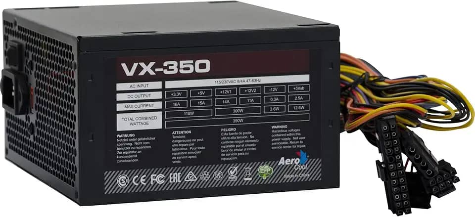 Fonte Aerocool Bivolt 350W VX-350 EN57181