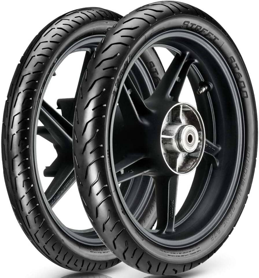 Par Pneu Cg 160 Titan Ybr 125 80/100-18 + 90/90-18 Tl St600 Vipal
