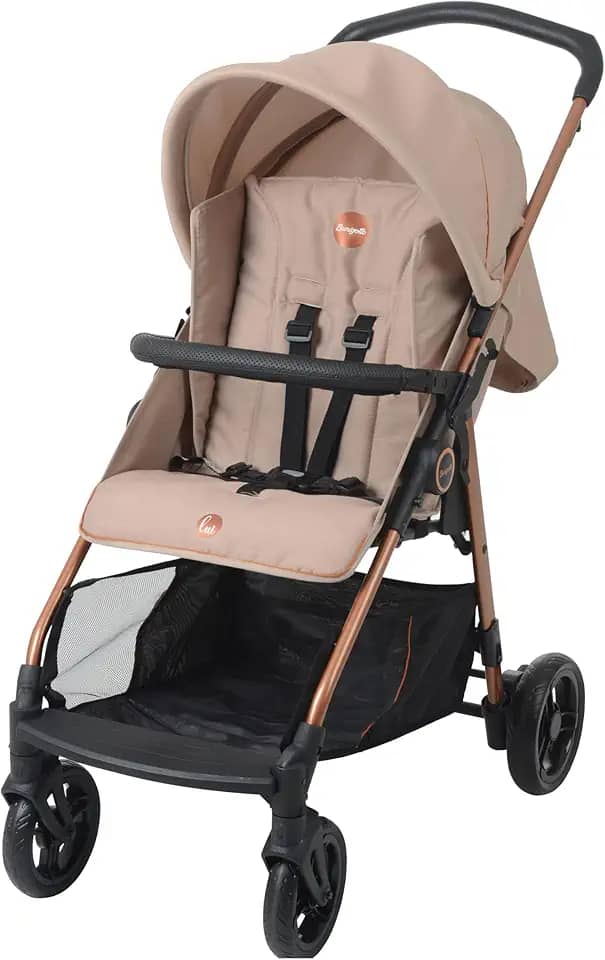 Carrinho de Bebê Lui-Mon Amour até 15 Kg Bege Burigotto