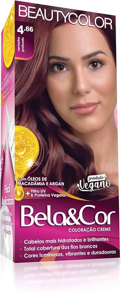 Coloração Bela&Cor - 4.66 Vermelho Profundo