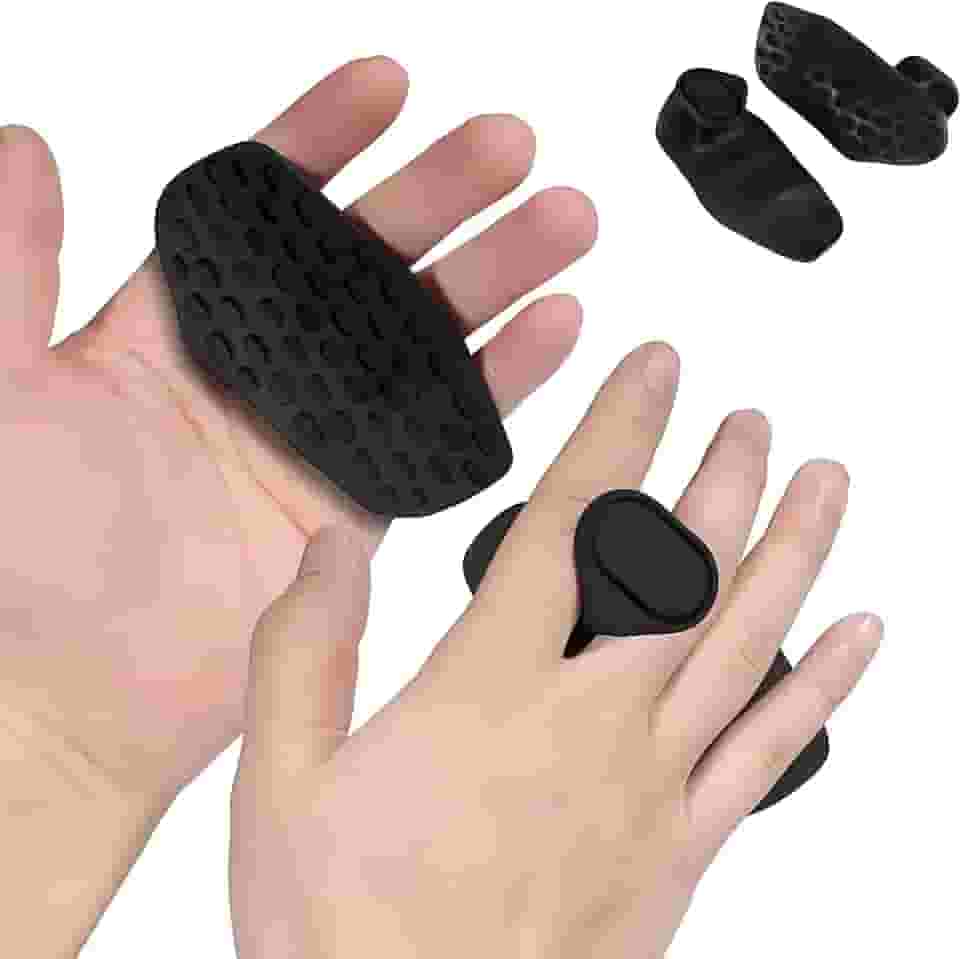 Luva Academia Feminina e Masculina – Grip Crossfit, Luva de Musculação com Protetor Palmar, Antiderrapante, Ideal para Treino, Academia, Crossfit e Exercícios Luvas de Borracha Com Estojo
