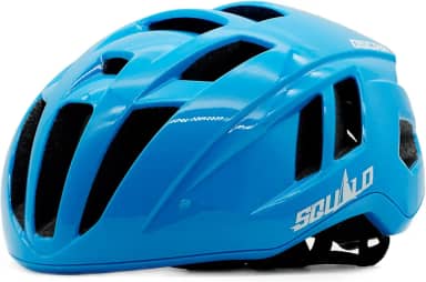 SQUALO Capacete De Bicicleta Oscar Para Homens E Mulheres, Capacetes Aerodinâmicos Com Mostrador Ajuste Unissex Adultos, Ciclismo Urbano, Montanha, Estrada, Triatlo, Biker (Grande, Azul)