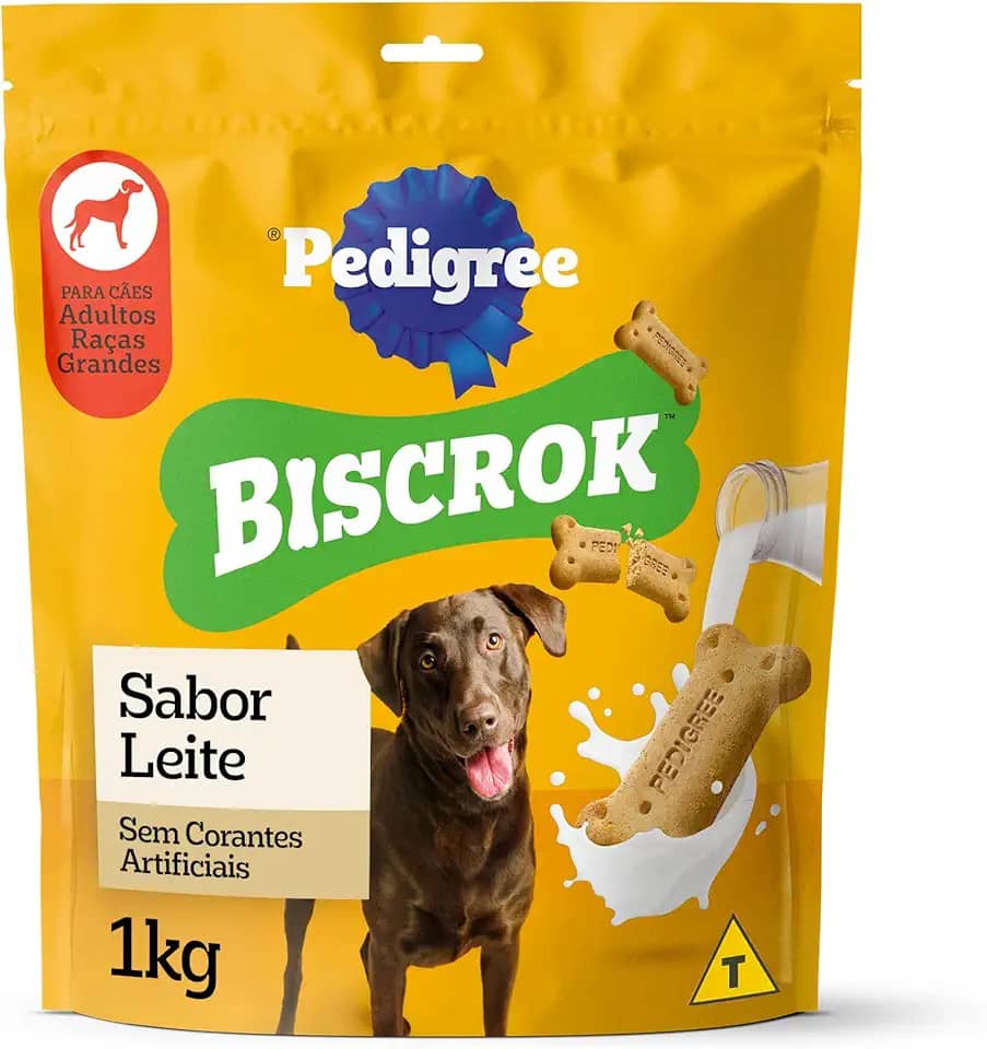 Biscoito Pedigree Biscrok Para Cães Adultos Raças Grandes, 1 kg