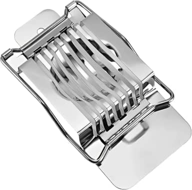 Fatiador de Ovos Profissional Aço Inox Cortador Multiuso para Ovos Morangos e Cogumelos