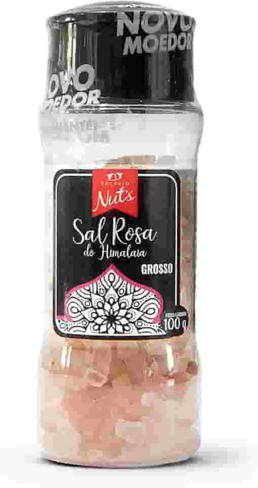 Sal Rosa do Himalaia 100g no Moedor - Empório Nut's