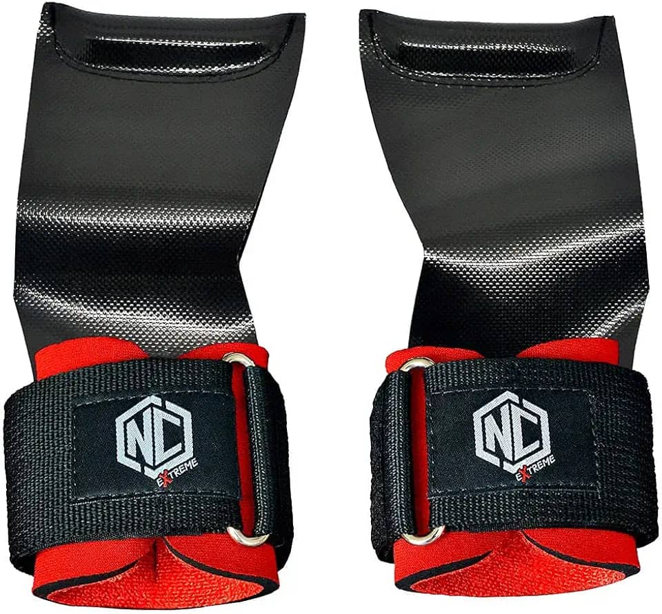 Grip Lion (Par) - Preto e Vermelho G