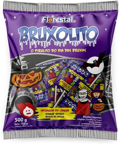 Pirulito Bruxolito Tatuagem - 500g