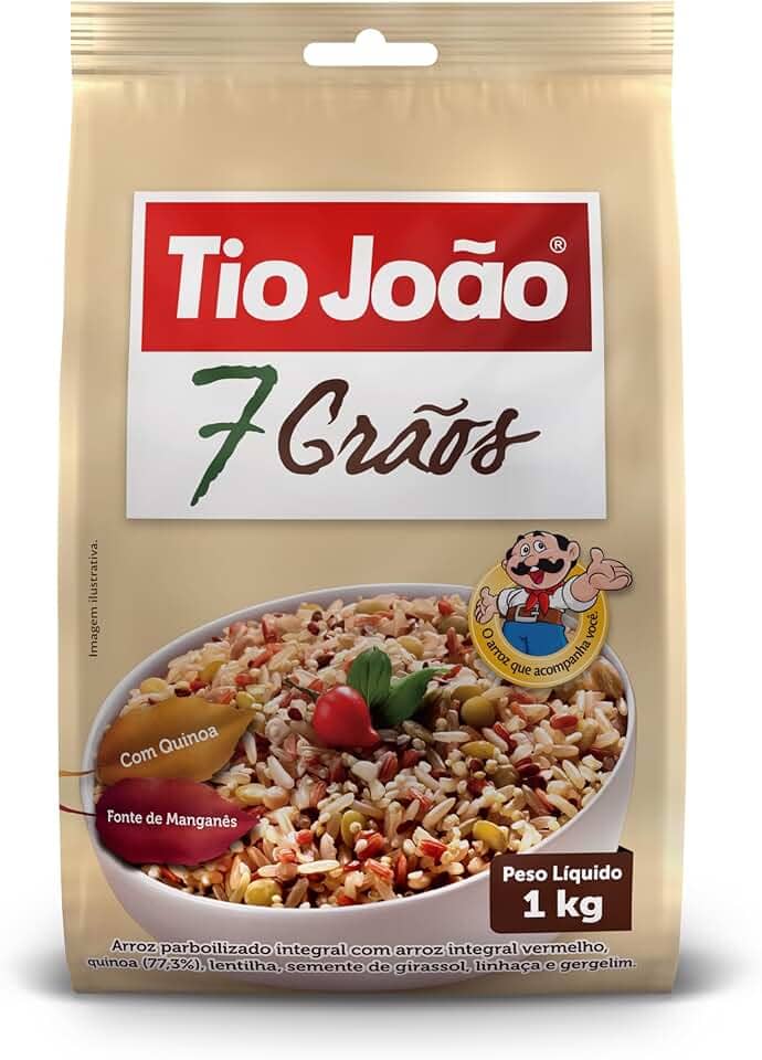 Arroz 7 Grãos com Quinoa Tio João 1kg
