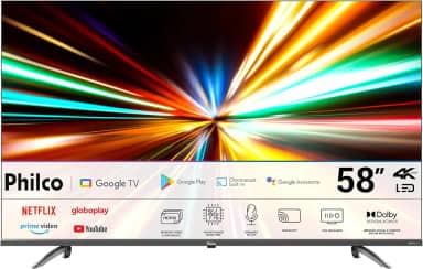 Smart TV 58' Philco LED 4K Google TV HDR10 P58KGA