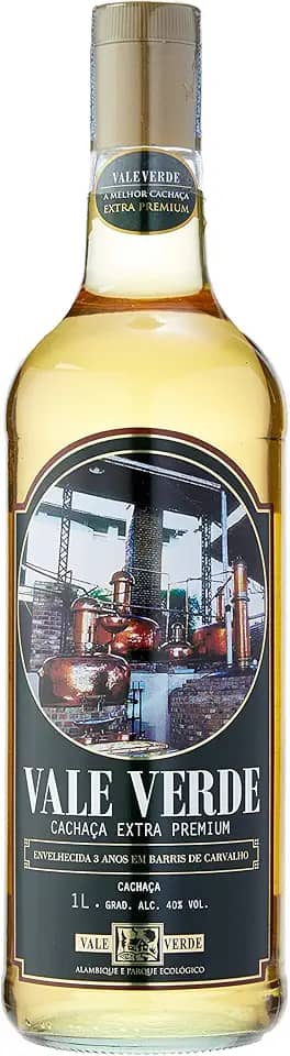 Cachaça Vale Verde Extra Premium Ouro 1000Ml Vale Verde Sabor