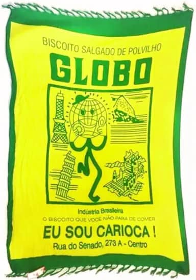 Canga de Praia Biscoito O Globo Salgado (Verde Poliester)