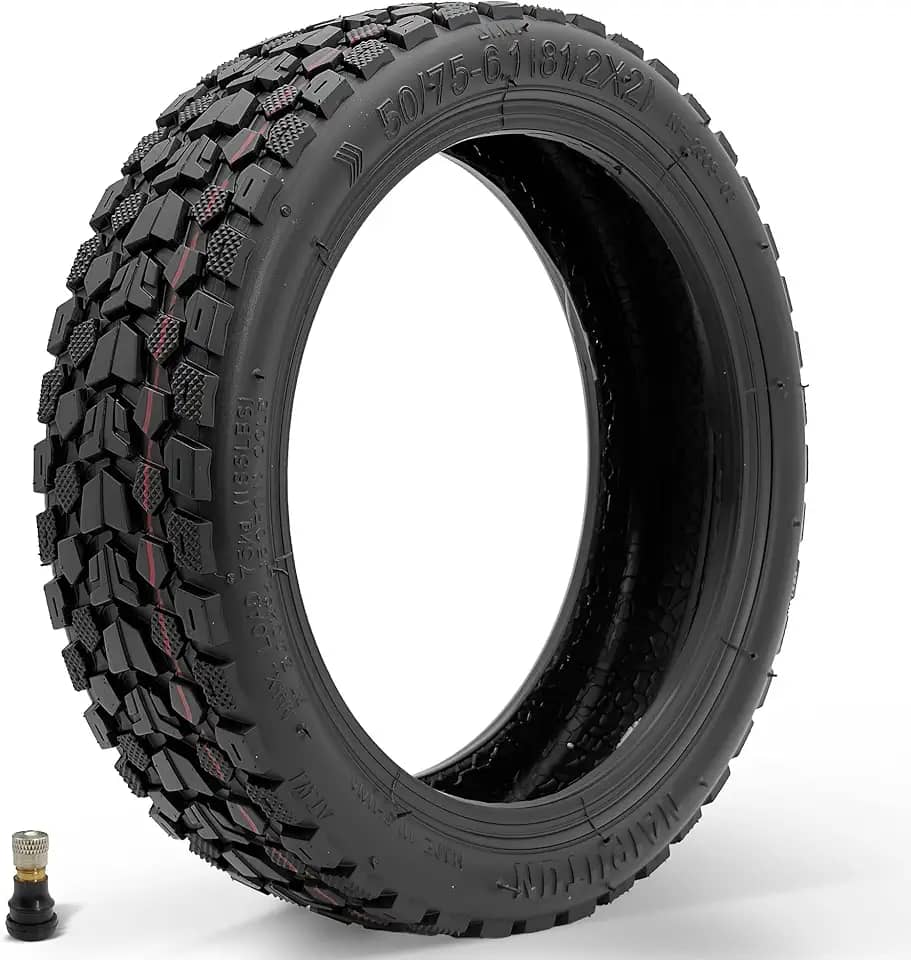 Pneu off-road 50/75-6.1 (8 1/2x2), pneu de scooter sem câmara a vácuo adequado para Gotrax GXL V2/XR Ultra/G3 Hiboy S2 S2R Plus Hover-1 Journey Xiaomi M365 E-Scooter, substituição para 8,5 x