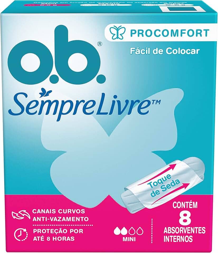 o.b. Absorvente Interno Mini Pro Comfort O.B. 8 Unidades