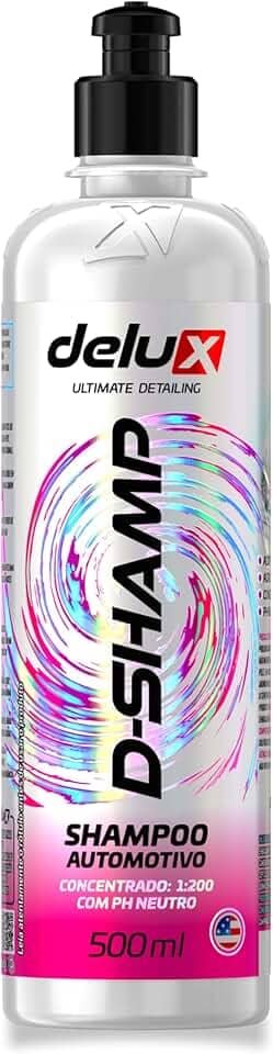 Luxcar Delux D-Shamp Shampoo Automotivo 500 ml – Concentrado 1:200