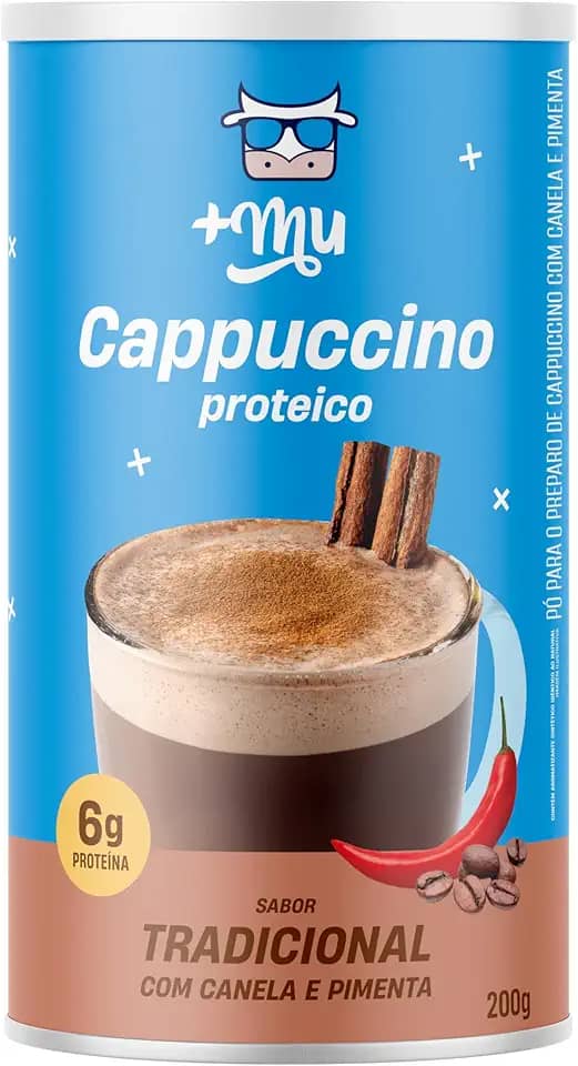 +Mu Cappuccino com Whey - 200g