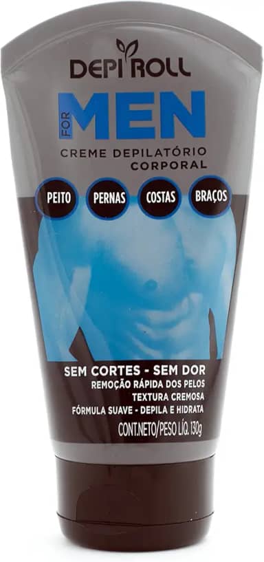 DEPIROLL Creme Depilatório Corporal For Men 130 G Depiroll