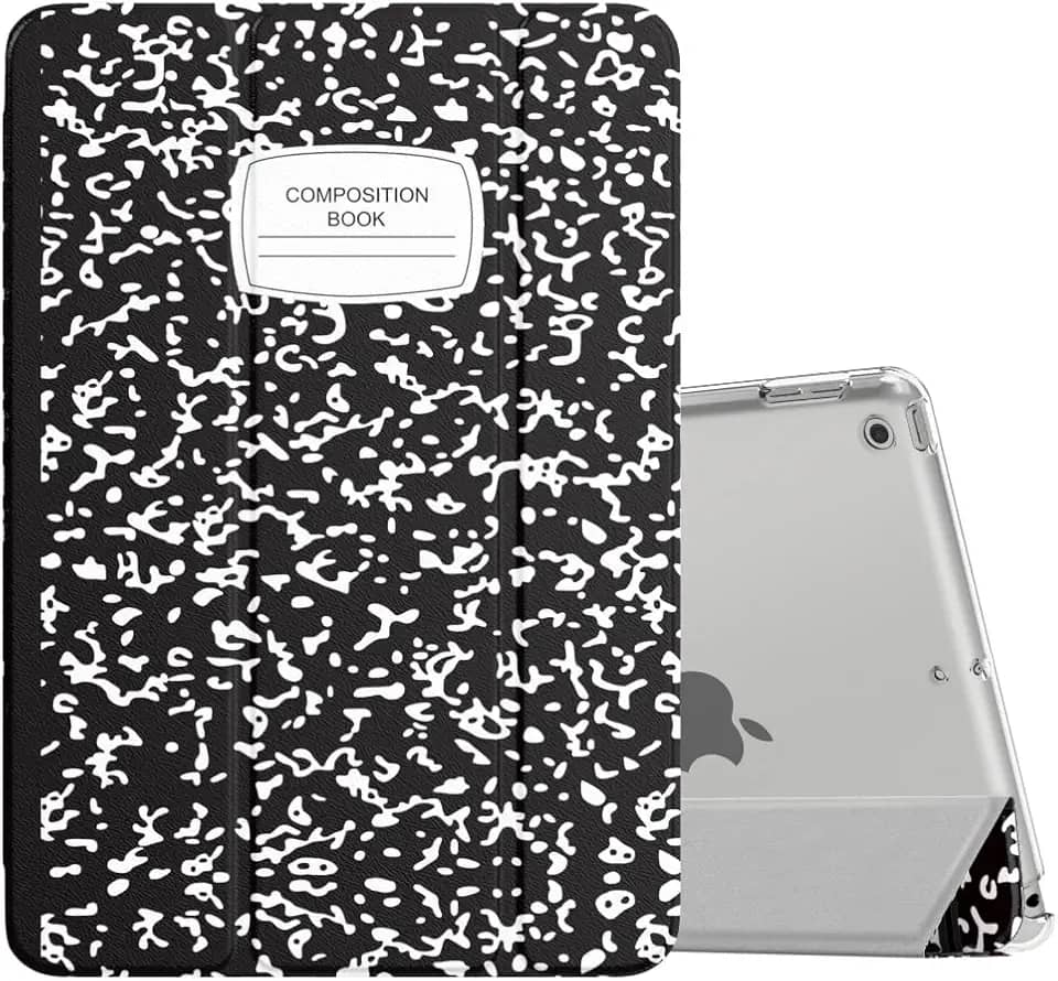 MoKo Capa para iPad 10.2 iPad 9ª geração 2021/iPad 8ª geração 2020/iPad 7ª geração 2019, capa inteligente com suporte fino para iPad de 10,2 polegadas, despertar/hibernar automaticamente, notebook
