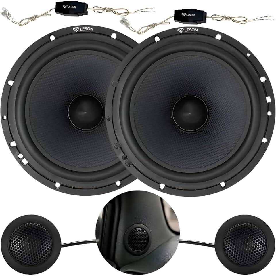 Kit Duas Vias Diamond 6 Pol 160W + Crossover Leson - 2LSK2D106