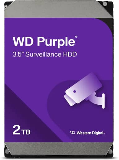 HDD Desktop Western Digital Purple Surveillance 2TB SATA3 5400RPM 64MB