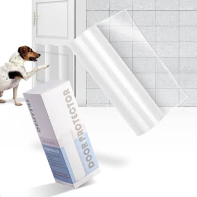 Delffyns Protetor de porta contra arranhões de cães, protetor de porta de cachorro de 500 x 20 cm, protetor de arranhões, fita antiarranhões ultradurável, protetor de porta