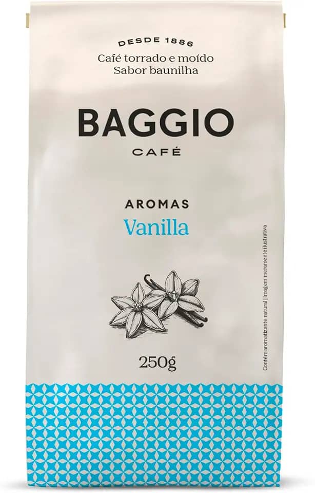Café Baggio Torrado E Moido Aroma De Vanilla 250g