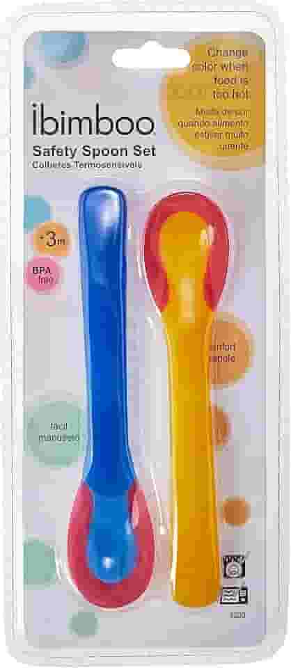 Colher Termica Com 2 Unid, Ibimboo, Azul E Amarelo