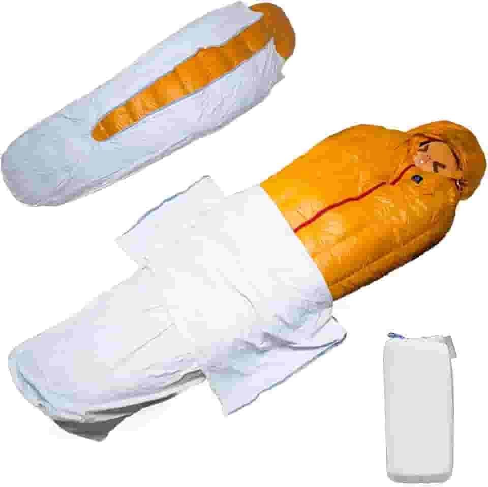 3F UL Gear Saco de dormir de viagem 3 estações, impermeável e resistente a manchas saco de dormir para adultos e crianças, acessórios essenciais de acampamento compacto e leve para caminhadas