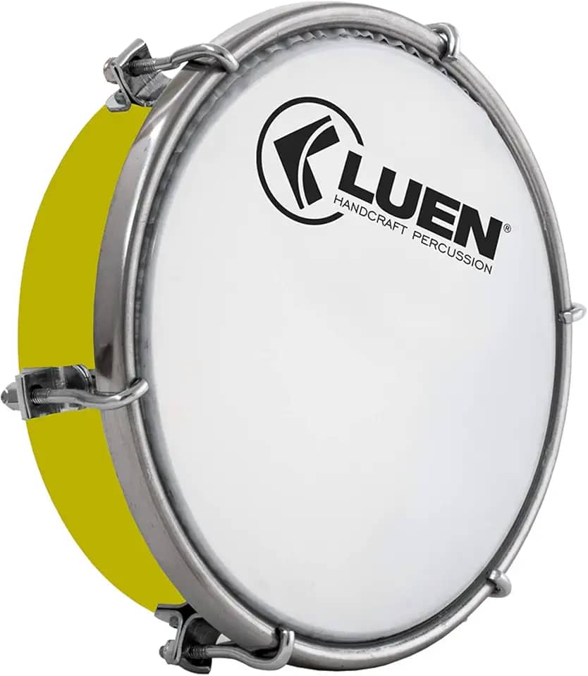 Tamborim Abs Amarelo 6 Tarr Pele Leitosa