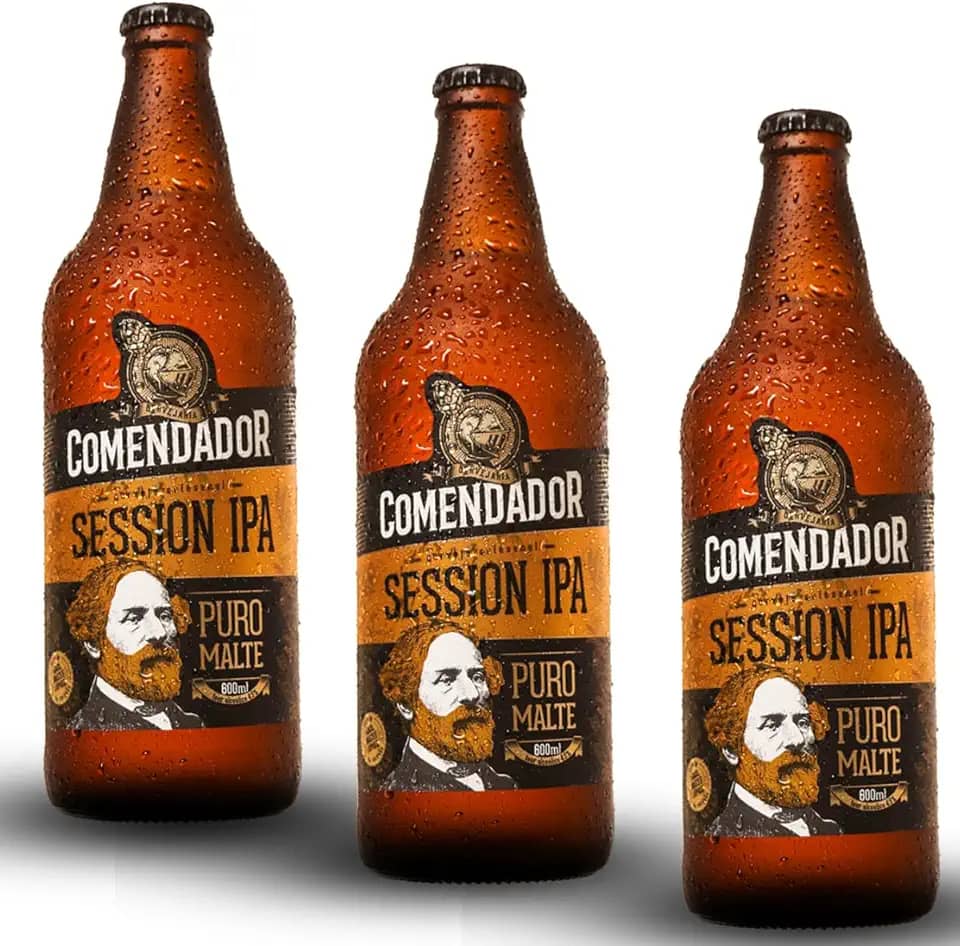 Cerveja Comendador Session IPA 600ml - 3 unidades