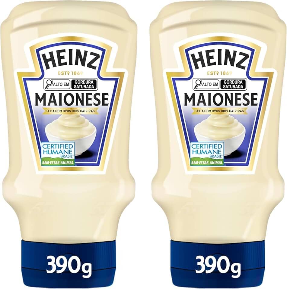 Heinz Pack Maionese Tradicional, 390G - 2 unidades