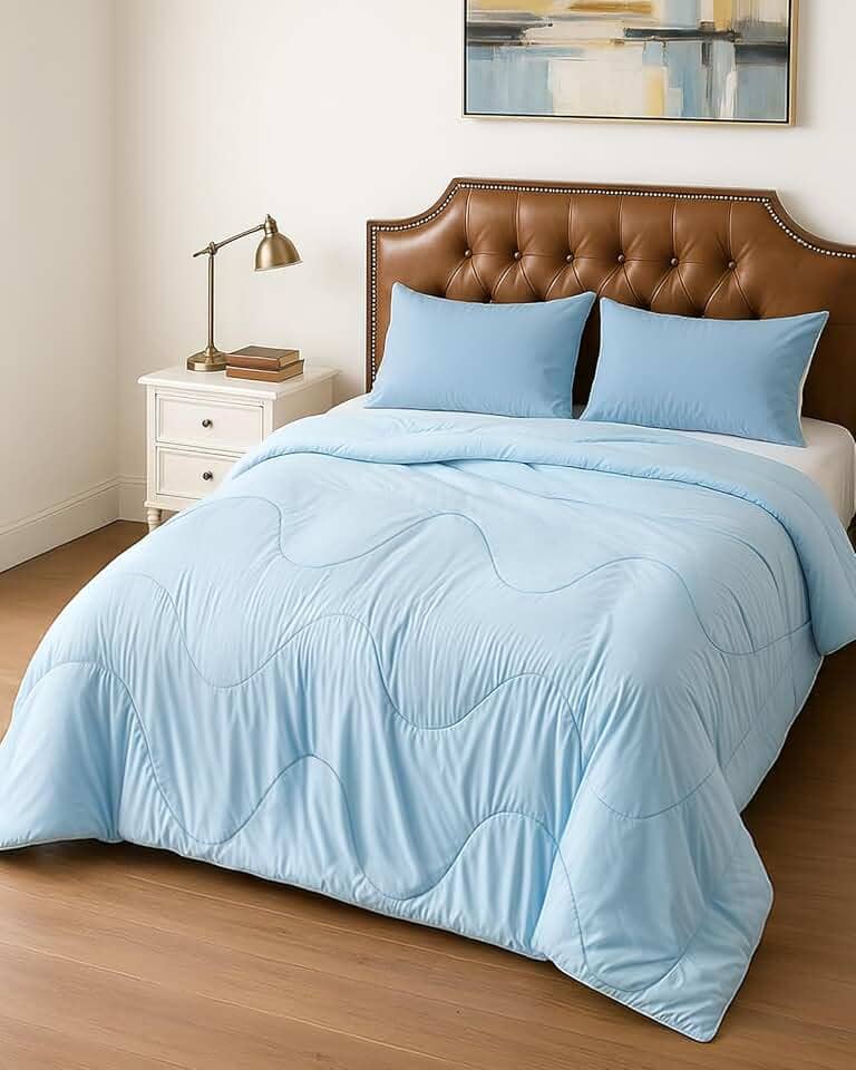 Edredom refrescante 50% fibra de bambu cobertor para dormir quente e suar colcha leve Q-Max classificação acima de 0,4 verão uso respirável macio sedoso sensação como nuvem tamanho queen