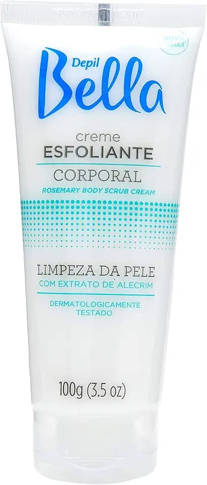 Creme Esfoliante Corporal Alecrim, Depil Bella, 100G