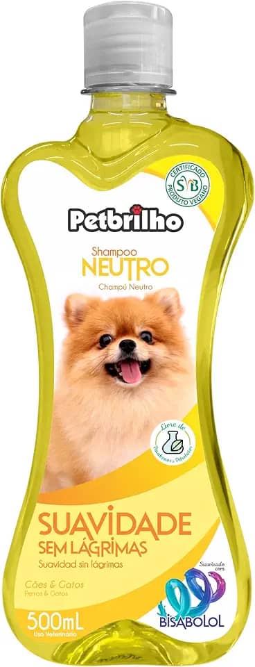 Petbrilho Shampoo Neutro 500Ml Para Cães