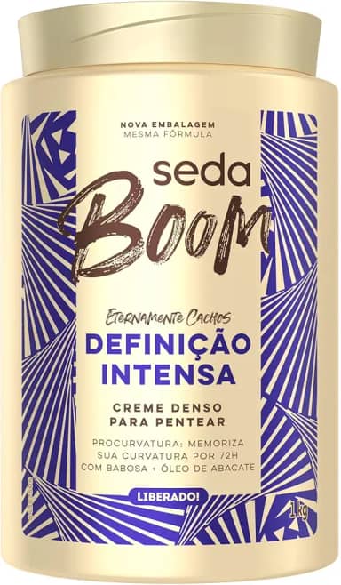 Creme para Pentear Seda Boom Definição Intensa 1 kg