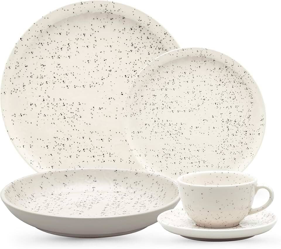 Oxford Aparelho De Jantar 20 Peças Flat Chuvisco