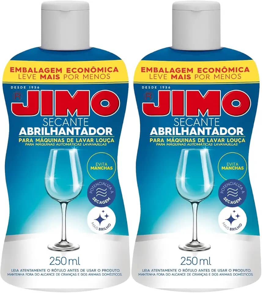 Kit Secante Abrilhantador 2 Un 250ml Lava Louças Brilho