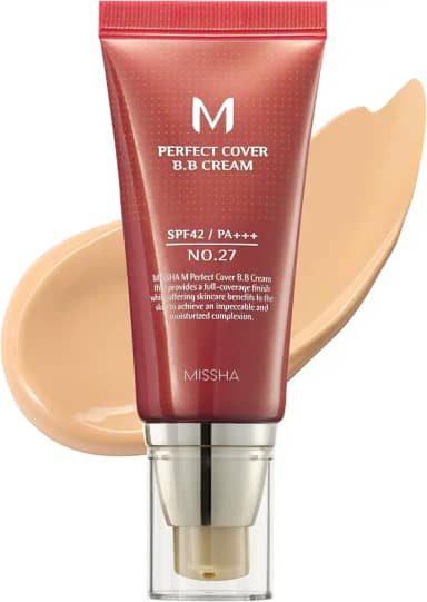 Base Facial Missha Perfect Cover BB Cream SPF 42 27 Honey Beige