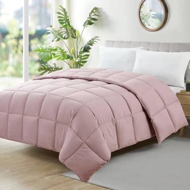 Camesa Edredom Ecopluma Toque de Pluma Casal 220x240cm - Rosé