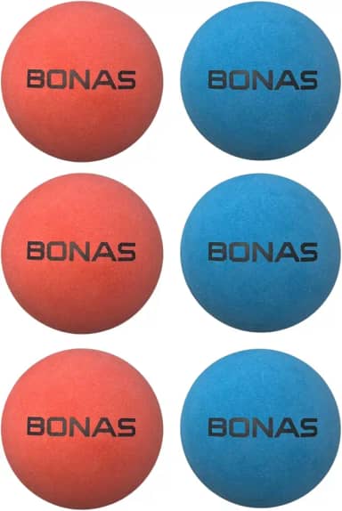 Bolinha Semi Profissional BONAS Borracha Resistente Para Frescobol Tênis de Praia Super Kit (6)