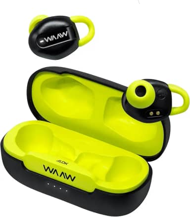 WAAW by ALOK Fone de Ouvido SPORT MOVE 200 Bluetooth, Resistente à Água e Suor, Até 30h de Autonomia