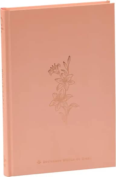 Bíblia ARA, Rose Tan, Capa Dura | SBB | Capa dura ilustrada, rose: Almeida Revista e Atualizada (ARA)